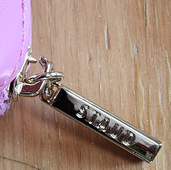 STAUD Pink Leather and PVC Shirley Bag - Picture 13 of 16